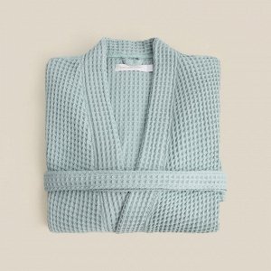 Халат вафельный женский S HOME: Boho "Аззура", 100% хлопок, 280 г/м2