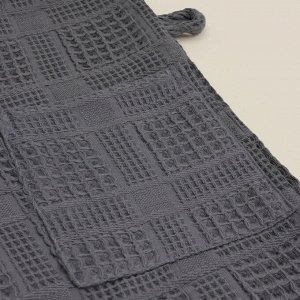 Халат вафельный женский L HOME: Chess "Гри Сандре", 100% хлопок, 340 г/м2
