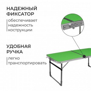 Набор мебели: стол, 4 стула, цвет зелёный с дубовыми листьями