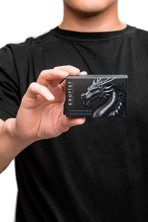 Капсулы Erotist SILVER DRAGON, для мужчин, для усиления эрекции, 10 капсул