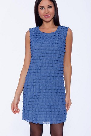 #35851 Платье Голубой