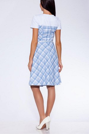 #34387 Платье (ARGENT) Бело-голубой