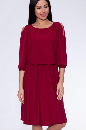 #22115 Платье Бордовый