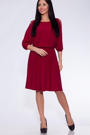 #22115 Платье Бордовый