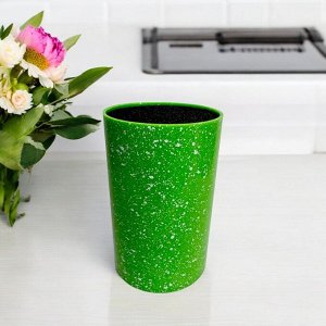 Подставка для ножей (с наполнителем) (Y-7) (зеленый)