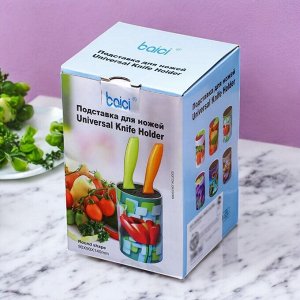 Подставка для ножей (с наполнителем) (Y-7) (зеленый)