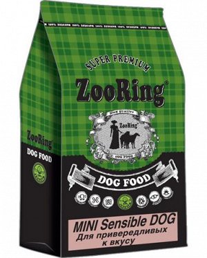 ZR Mini Sensibl Dog  ИНДЕЙКА+РИС  10 кг. с пробиотиками для соб. мини пород с чувствит. пищеварением