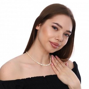 Чокер из бисера с жемчугом