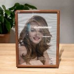 Фоторамка  20*30 (рамка для фото) пластик + стекло, цвет коричневый (078FMS)