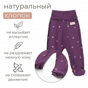 Ползунки детские MINAKU, цвет фиолетовый.