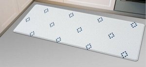 Двухсторонний ПВХ коврик для кухни и ванной Onebin Rhombus S 75*44*1.4
