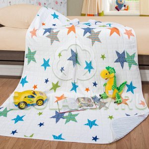 Детское трикотажное одеяло-покрывало Искорка 100х140см