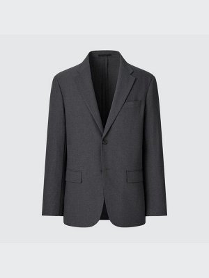UNIQLO - легкий мужской пиджак - 05 GRAY