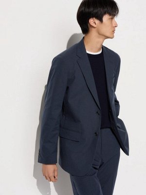 UNIQLO - легкий пиджак из гладкой ткани - 69 NAVY