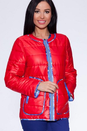 #14418 Куртка (Emansipe) Сиреневый/красный