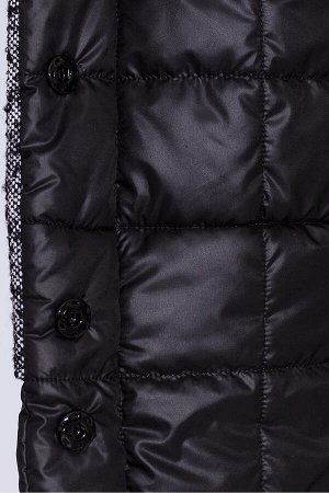 #10653 Куртка Черно-белый