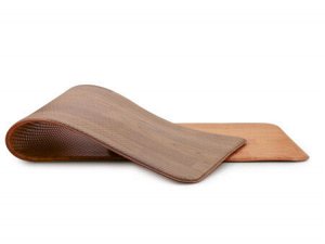 Двухсторонний ПВХ коврик для кухни и ванной Onebin Wood S 75*44*1.4