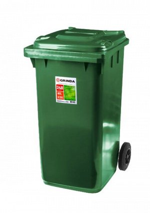 Мусорный контейнер с колесами МК-240 240л GRINDA