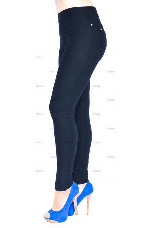 Леггинсы- брюки НОРМА+БАТАЛЫ цвет: темно-синий