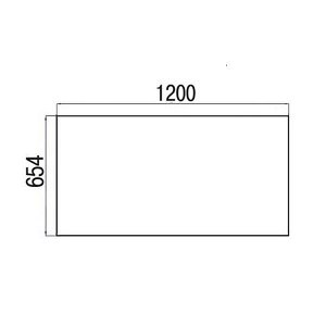 Зеркало 1A101402OT010=1014-2 зеркало ОТЕЛЬ 120 со встроенным светильником /120х65,4х3,2/