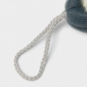 Мочалка для тела Доляна «Косичка», 32х5 см, 70 гр