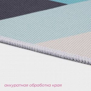 Коврики для ванной и туалета Доляна «Свэч», 2 шт., 50x80 см, 40x50 см