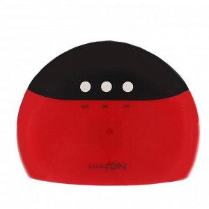 Лампа для гель-лака LuazON LUF-18, LED, 8 диодов, 24 Вт, таймер 3 режима, USB, красная