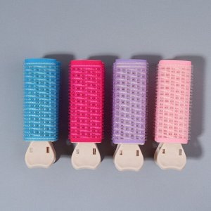 Бигуди для прикорневого объема, с зажимом, 3.3x3.5x10.5 см, МИКС