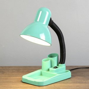 Лампа настольная «Мудрец» Е27 40W, 220 В зеленый 18x11.5x33 см