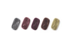 Силиконовая мыльница с щеткой KF Pastel