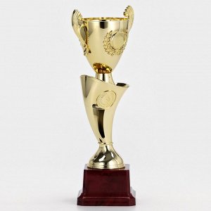 Кубок 097С, наградная фигура, золото, подставка пластик, 21 см