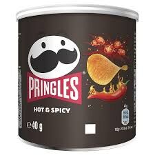 Острые чипсы Pringles Hot & Spicy Принглс 40 гр