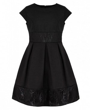 Чёрное платье для девочки Цвет: черный