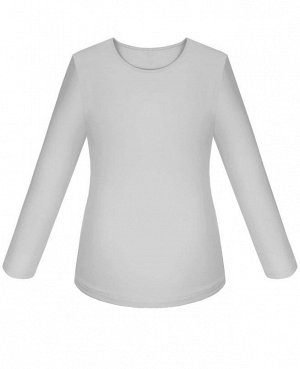 Серая школьная блузка для девочки Цвет: св.серый
