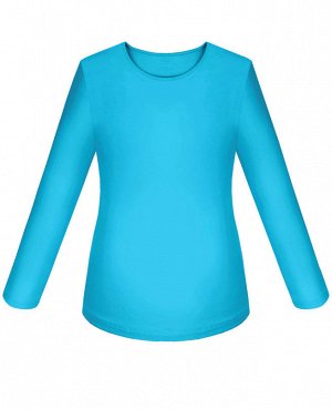 Бирюзовая блузка для девочки Цвет: бирюзовый