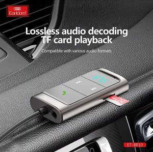 Автомобильный Bluetooth-приемник трансмиттер Earldom BR10 ресивер черный