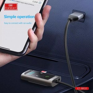 Автомобильный Bluetooth-приемник трансмиттер Earldom BR10 ресивер черный