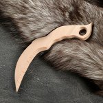 Сувенирное деревянное оружие &quot;Керамбит&quot;, 22 см, массив бука