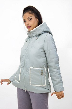 Модная куртка с меховой отделкой Тренд, арт. 926 демисезон.