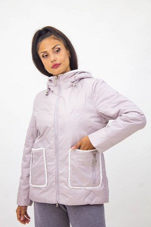 Модная куртка с меховой отделкой Тренд, арт. 926 демисезон.