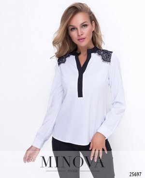 Блуза №1113-белый