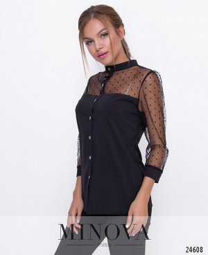 Блуза №1095-черный