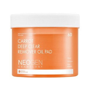 Гидрофильные пэды с маслом семян моркови NEOGEN DERMALOGY Carrot Deep Clear Oil Pads