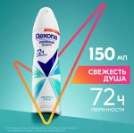 REXONA Дезодорант-антиперспирант спрей 150мл Свежесть душа