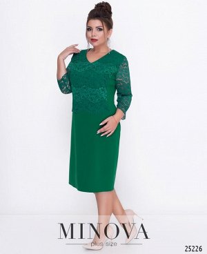 Платье №314-зеленый