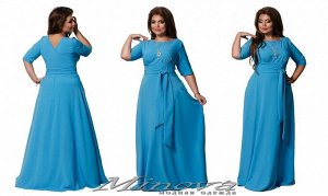 Платье №16-08 Ассоль (голубой)