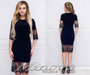 Платье №1042 (черный)