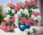 Рисунок на габардине для вышивания бисером