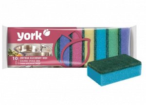 YORK Губки для посуды 10 шт Мини