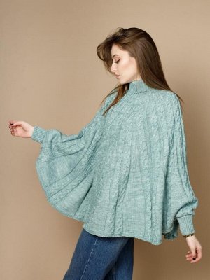 Пончо морская волна